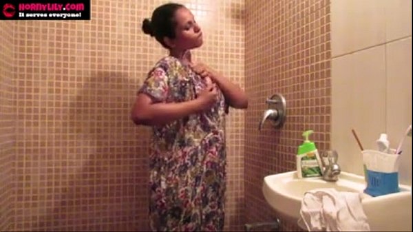 Naughty Indian Hottie Lily’s Steamy Solo Shower Session