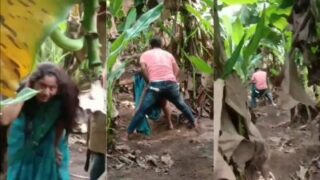 Desi Couple Gets Raw And Dirty On A Banana Farm, Kolhapuri Style