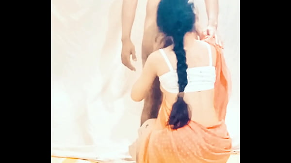 Indian Village Bhabhi In Sexy Saree Gets Wild With Her Devar For Rough, Hard Anal Fucking