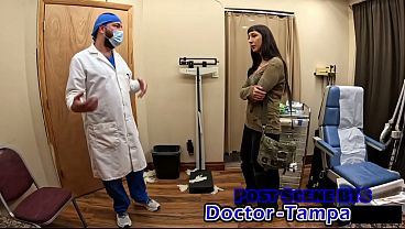 Dr Tampa Checks Out Selena Sativa’s Tight Little Pussy During Her First Gyno Exam