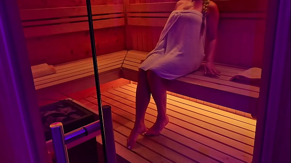 Raw Public Sauna Hookup With A Total Stranger, Getting Nasty And Wet