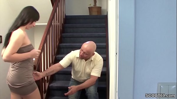 Step Dad Fucks His Horny Little Daughter In The Hallway
