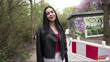 German Scout Fucks Skinny Flat-chested Latina Slut Kubera Fortuna On Her First Casting, Tight Pussy Gets Destroyed