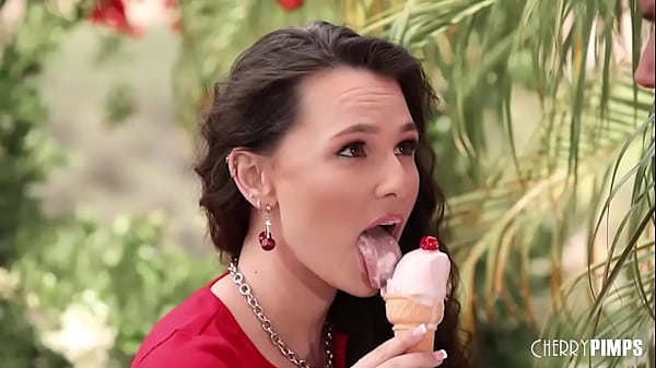 Liz Jordan Drips Ice Cream All Over Her Perky Natural Tits, Then Gets Her Ass Licked And Fucked Doggystyle By Codey Steele Right Out In The Open.