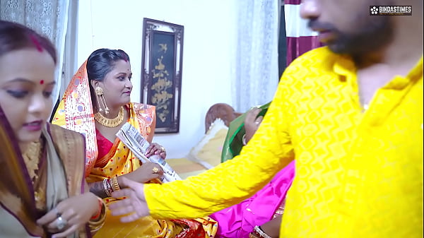 Desi Horny Indian Three Babes Begging Their Devar To Pound Them Like A Wild Groupsex Party (hindi Moans)