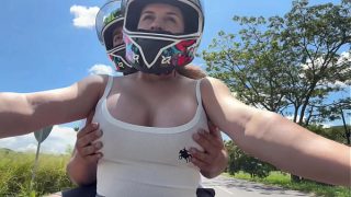 My Stepmom Picks Me Up After Class With No Bra On