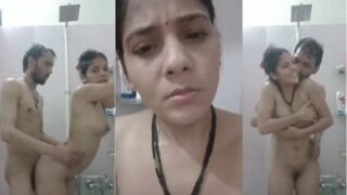 Hot Desi Bhabhi Gets Fucked By Devar In The Bathroom