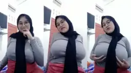 Watch A Chick In A Hijab With Huge, Juicy Tits Bounce Around