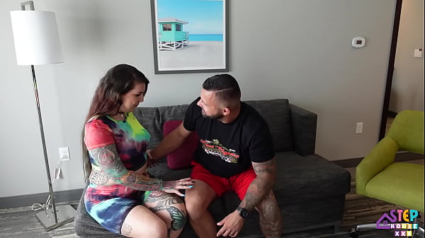 Neveah Rose Rides Her Step Brother’s Cock Until He Fills Her Up.