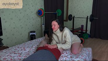 Lazy Homemade Fucking In A Cozy Sweater, Slow And Warm